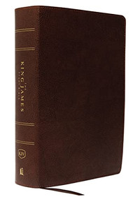KJV, The King James Study Bible, Bonded Leather, Brown, Red Letter, Full-Color Edition (Holy Bible, King James Version) by Thomas Nelson, 9780718079758