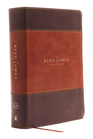 KJV, The King James Study Bible, Leathersoft, Brown, Red Letter, Full-Color Edition (Holy Bible, King James Version) by Thomas Nelson, 9780718079826