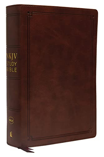 NKJV Study Bible, Leathersoft, Brown, Comfort Print (The Complete Resource for Studying God's Word) by Thomas Nelson, 9780785220589