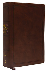 NKJV Study Bible, Leathersoft, Brown, Comfort Print (The Complete Resource for Studying God's Word) by Thomas Nelson, 9780785220589