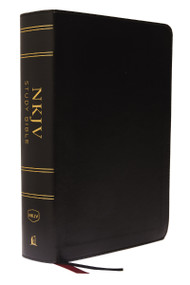 NKJV Study Bible, Leathersoft, Black, Full-Color, Comfort Print (The Complete Resource for Studying God's Word) by Thomas Nelson, 9780785220633