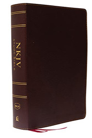 NKJV Study Bible, Bonded Leather, Burgundy, Full-Color, Thumb Indexed, Comfort Print (The Complete Resource for Studying God's Word) by Thomas Nelson, 9780785220671