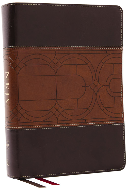 NKJV Study Bible, Leathersoft, Brown, Full-Color, Comfort Print (The Complete Resource for Studying God's Word) by Thomas Nelson, 9781400335282