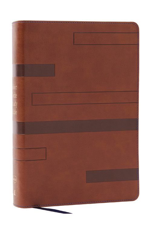 Color Code Study Bible, Revealing God's Truth Color by Color (NKJV, Brown Leathersoft, Red Letter) by Thomas Nelson, 9781400341399