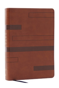Color Code Study Bible, Revealing God's Truth Color by Color (NKJV, Brown Leathersoft, Red Letter, Thumb Indexed) by Thomas Nelson, 9781400341405