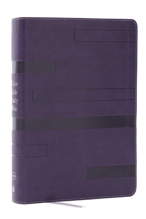 Color Code Study Bible, Revealing God's Truth Color by Color (NKJV, Purple Leathersoft, Red Letter) by Thomas Nelson, 9781400341412