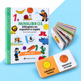 Minilibros bilingües en español e inglés - Mis primeras palabras / Spanish and English Bilingual Minibooks - My First Words by Editorial El Pirata, Pam López, 9788419898579