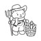 Fall Harvest Mini Coloring Book by Gaynor Carradice, 9781507226872