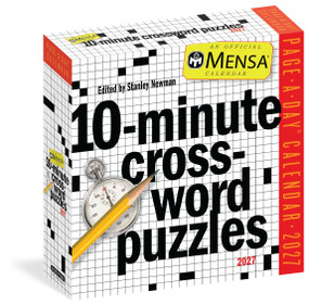 Mensa® 10-Minute Crossword Puzzles Page-A-Day® Calendar 2027 by Stanley Newman, Workman Calendars, 9781523533633