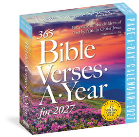 365 Bible Verses-A-Year Page-A-Day® Calendar 2027 (Timeless Words from the Bible to Guide, Comfort, and Inspire) by Workman Calendars, 9781523533831