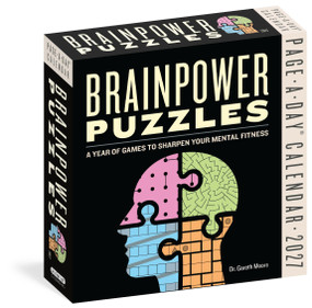 Brainpower Puzzles Page-A-Day® Calendar 2027 (A Year of Games to Sharpen Your Mental Fitness) by Dr. Gareth Moore, Workman Calendars, 9781523534210