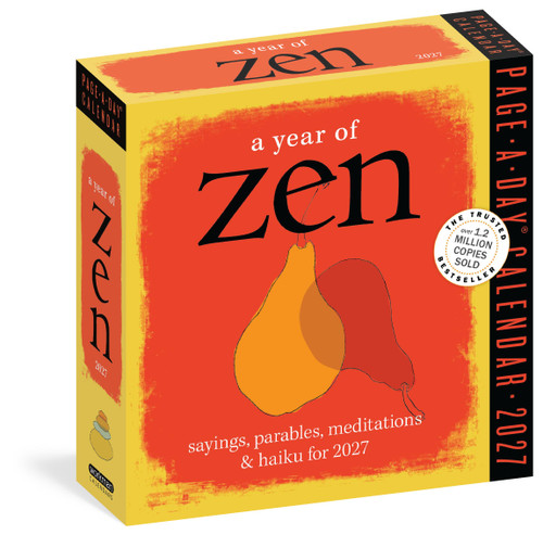 A Year of Zen Page-A-Day® Calendar 2027 (Sayings, Parables, Meditations & Haiku for 2027) by David Schiller, Workman Calendars, 9781523534388