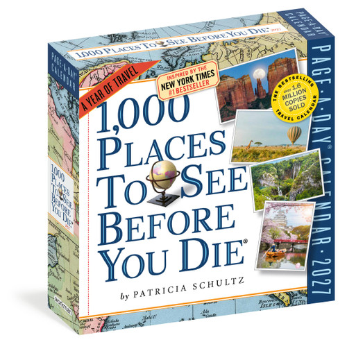 1,000 Places to See Before You Die Page-A-Day® Calendar 2027 (A Year of Travel) by Patricia Schultz, Workman Calendars, 9781523534753