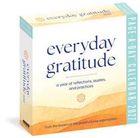 Everyday Gratitude Page-A-Day® 2027 (A Year of Reflections, Quotes, and Practices) by A Network for Grateful Living, Workman Calendars, 9781523535170