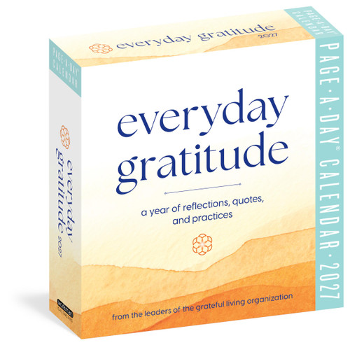 Everyday Gratitude Page-A-Day® 2027 (A Year of Reflections, Quotes, and Practices) by A Network for Grateful Living, Workman Calendars, 9781523535170