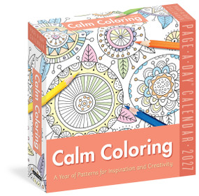 Calm Coloring Page-A-Day® Calendar 2027 (A Year of Patterns for Inspiration and Creativity) by Workman Calendars, Yuliia Bahniuk, 9781523535620