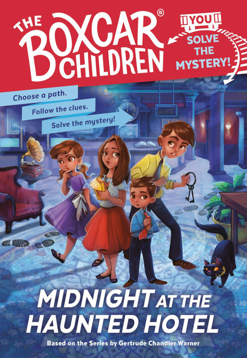 Midnight at the Haunted Hotel (Boxcar Children: You Solve the Mystery!) by Gertrude Chandler Warner, JM Lee, Hollie Hibbert, 9780807528501