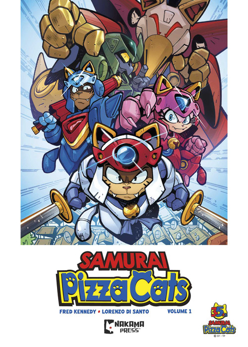 Samurai Pizza Cats Vol. 1 by Fred Kennedy, Lorenzo Di Santo, 9781545823859