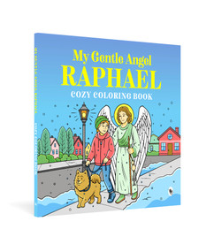 My Gentle Angel Raphael (Cozy Coloring Book) by White Arrow Books, 9789370893474