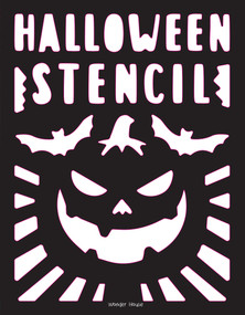 Stencil Book Halloween by Wonder House Books, 9789358563504