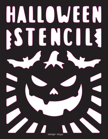 Stencil Book Halloween by Wonder House Books, 9789358563504