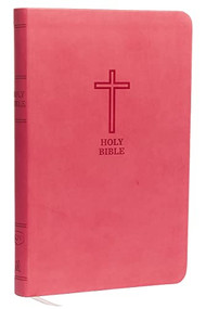 KJV Holy Bible: Value Thinline, Pink Leathersoft, Red Letter, Comfort Print: King James Version (Holy Bible, King James Version) by Thomas Nelson, 9780718098216