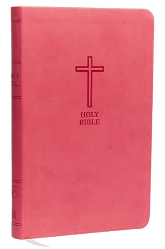 KJV Holy Bible: Value Thinline, Pink Leathersoft, Red Letter, Comfort Print: King James Version (Holy Bible, King James Version) by Thomas Nelson, 9780718098216