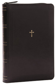 NKJV Compact Paragraph-Style Bible w/ 43,000 Cross References, Black Leathersoft Zipper Closure, Red Letter, Comfort Print: Holy Bible, New King James.. by Thomas Nelson, 9781400333387