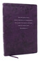 Peace of God Bible: Discover and Experience God's Shalom Throughout the Bible (NKJV, Purple Leathersoft, Red Letter, Comfort Print) by Jeremiah J. Johnston, PhD, 9781400335015