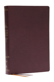 Peace of God Bible: Discover and Experience God's Shalom Throughout the Bible (NKJV, Burgundy Bonded Leather, Red Letter, Comfort Print) by Jeremiah J. Johnston, PhD, 9781400335053