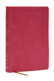 Student Study Bible: A Guide to Knowing and Living God's Word (NKJV, Pink Leathersoft, Red Letter, Comfort Print) by Thomas Nelson, 9781400340248