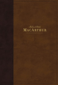 NBLA, Biblia de Estudio MacArthur, Leathersoft, Café, Interior a dos colores, con Índice, Comfort Print (Spanish Edition) by NBLA-Nueva Biblia de Las Américas, Vida, John F. MacArthur, 9780829770384