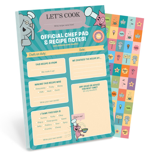We Made It! Slop Test Kitchen Notepad with Elephant & Piggie by Knock Knock, 9781683496786