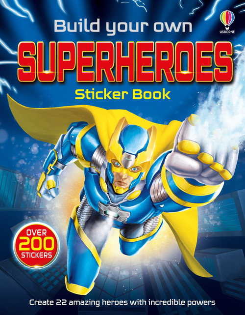 Build Your Own Superheroes Sticker Book by Simon Tudhope, Reza Ilyasa, Reza Ilyasa, 9781835404713
