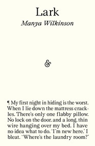 Lark by Manya Wilkinson, 9781916751750