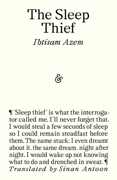 The Sleep Thief by Ibtisam Azem, Sinan Antoon, 9781916751538