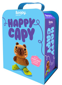 Happy Capy: Crochet Book & Kit (With step-by-step instructions and everything you need included!) by Lake Press, 9780655244332