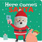 Here Comes Santa: Finger Puppet Book (Board Book with Finger Puppet) by Shelley Cox, 9780655246749