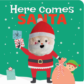Here Comes Santa: Finger Puppet Book (Board Book with Finger Puppet) by Shelley Cox, 9780655246749