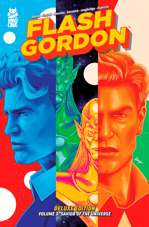 Flash Gordon Vol. 3 Deluxe Edition (Savior of the Universe) by Jeremy Adams, Eder Messias, Tom Derenick, Lee Loughridge, Taylor Esposito, 9781545829042