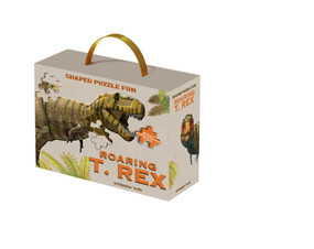 Shaped Puzzle Fun Roaring T. Rex (50-Piece Dinosaur-Shaped Puzzle) by Roman Garcìa Mora, 9788854422124