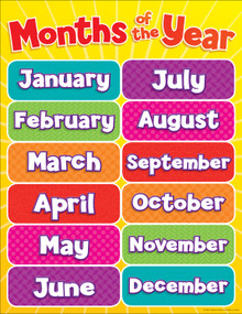 Months of the Year Chart by Teacher's Friend, 9780545196383