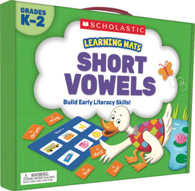 Learning Mats: Short Vowels by Scholastic, 9781338239652