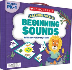 Learning Puzzles: Beginning Sounds by Scholastic, 9781338239690