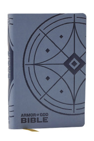 KJV Armor of God Bible, Blue/Gray Leathersoft (Children's Bible, Red Letter, Comfort Print, Holy Bible): King James Version by Thomas Nelson, 9781400336760