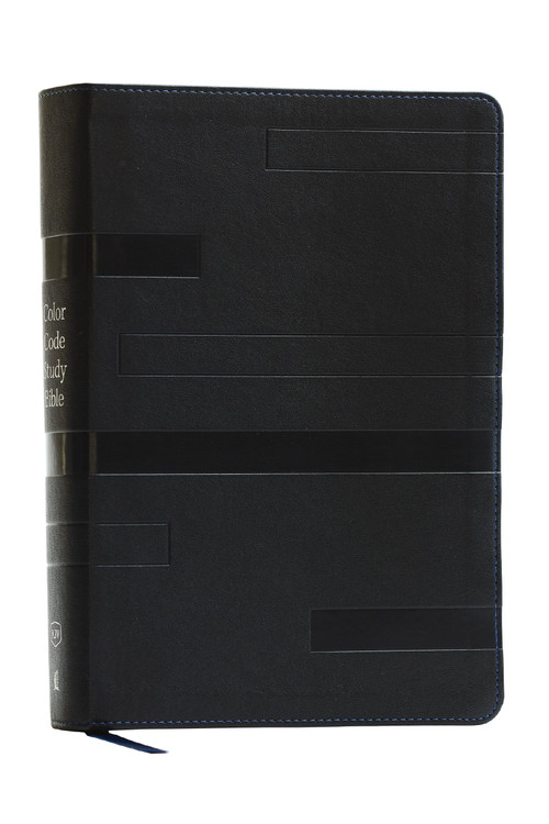 Color Code Study Bible, Revealing God's Truth Color by Color (KJV, Black Leathersoft, Red Letter, Thumb Indexed) by Thomas Nelson, 9781400350964