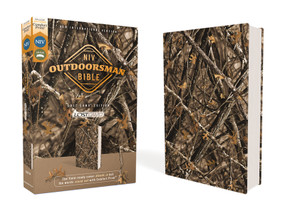 NIV, Outdoorsman Bible, Lost Camo Edition, Leathersoft, Red Letter, Comfort Print by Jason Cruise, Zondervan, 9780310454014