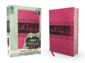 NIV, Bible for Teen Girls, Leathersoft, Pink, Printed Page Edges by Zondervan, 9780310749783