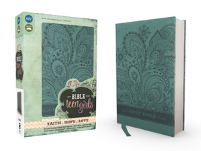 NIV, Bible for Teen Girls, Leathersoft, Blue (Growing in Faith, Hope, and Love - The Perfect Christian Faith Gift for Your Teenage Girl, Age 13-18) by Zondervan, 9780310749882