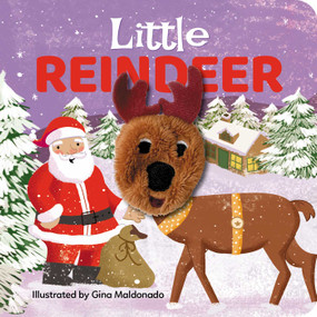 Little Reindeer: Finger Puppet Book (Board Book with Finger Puppet) by Gina Maldonado, 9780655230601